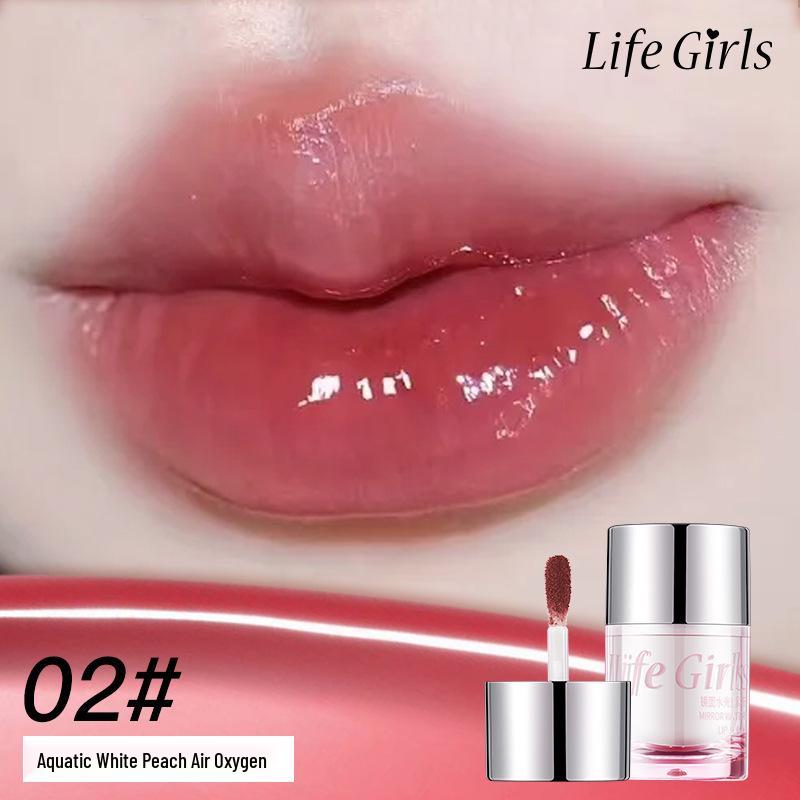 

Life Girls Зеркальный Блеск Желе для Губ: Увлажняющий, Стойкий цвет, Идеально подходит для весны и лета.