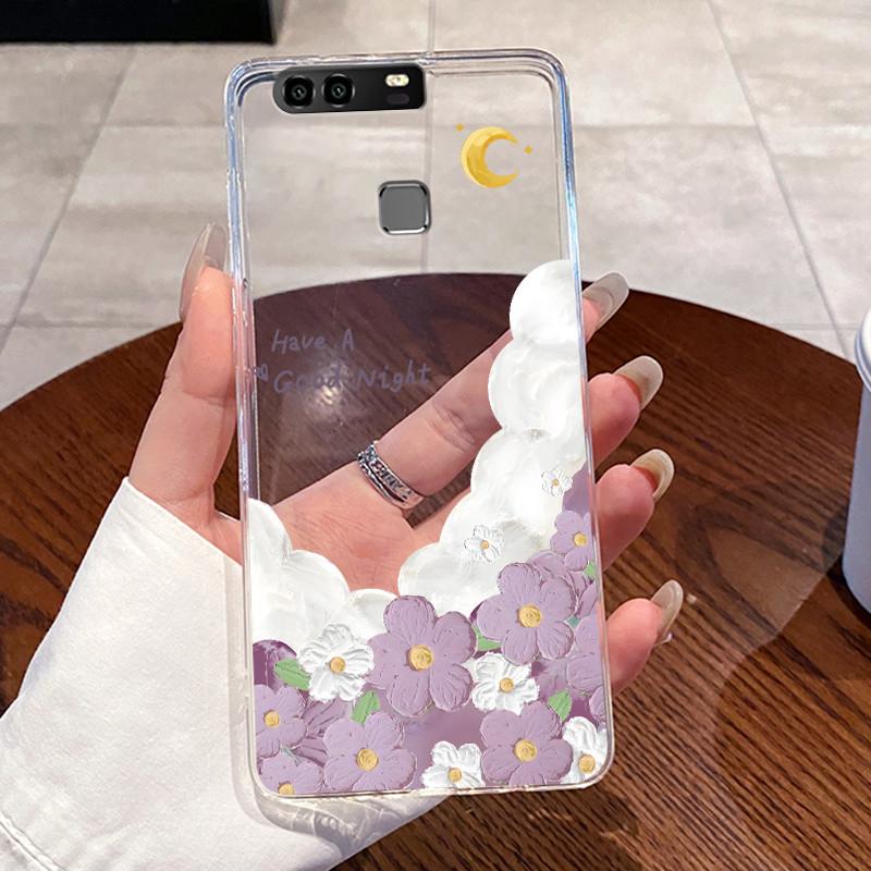 Jelly Casing For Huawei P9 / P9 Plus / P10 / P10 PLUS Funda Clear Silicone Soft TPU Back Cover Cute Cat Rabbit Protective Case