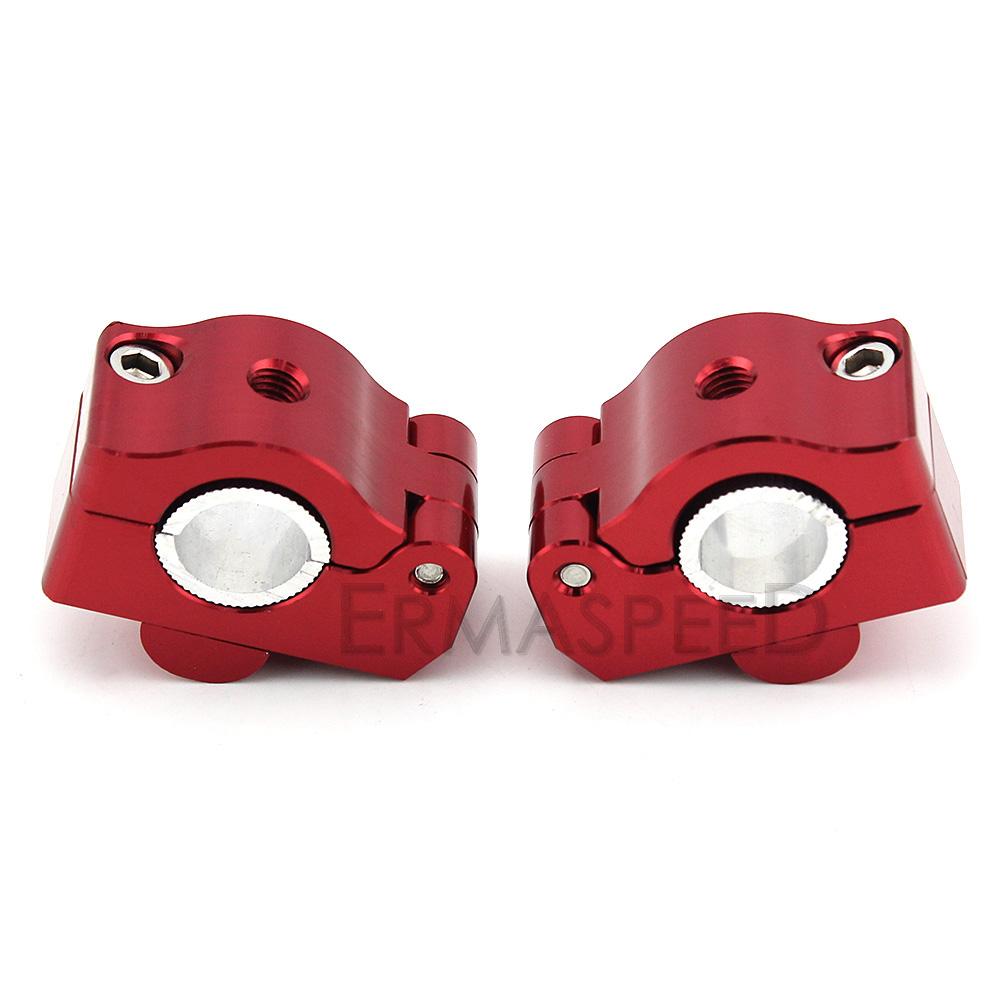 CNC Aluminum Motorcycle Handlebar Risers Universal 22mm 28mm Handle Bars Heightening Riser Mount Clamp For Dirt Bike MT09