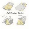 1pc French Fries Design Winter Flannel Blanket Soft, Warm, and Tear-Resistant Throw for Sofa, Bed or Office