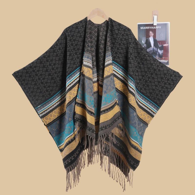 

Маленький ромбовидный женский ретро дорожный съемочный плащ-шаль атмосфера шарф горячая распродажа 135*150CM