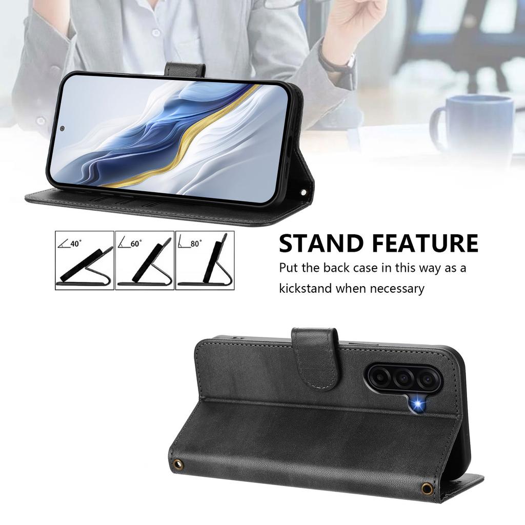 Leather Magnet Flip Wallet Case For Samsung Galaxy A57 A37 A17 A07 A56 A36 A26 A16 A06 A55 A35 A25 A15 A05 Phone Book Case Cover
