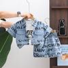 Trendiges Sommer-Denim-Kurzarm-Set für Jungen 2026 - Stilvolles Leichtes Outfit für Kinder
