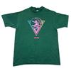 Vintage Single Stitch T-shirt Florida Graphic Print Green Mens