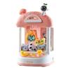 Colorful Mini Coin Operated Claw Machine Toy For Kids With Adorable Plush Toys And Capsules