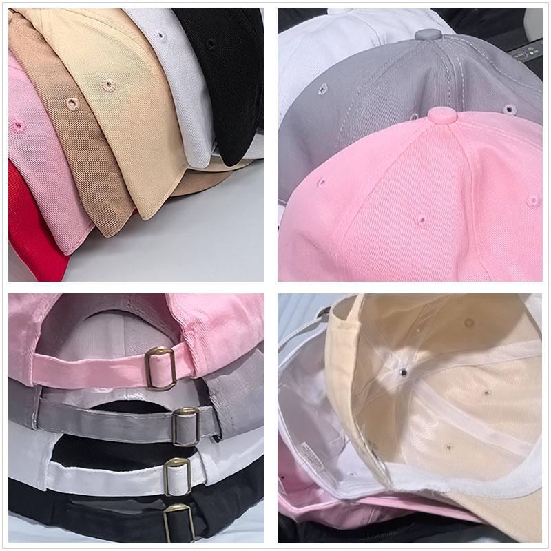 Initial Letter A-Z Embroidery Baseball Cap For Womne Men High Quality Soft Cotton Fashion Team Sport Visors Snapback Caps