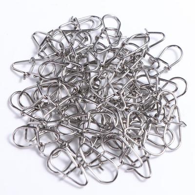 Connector Fishing Hooked Snap Pin Lures Hooks Clips Swivel Lure Connector Fishing Lure Connector