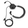 Monaural Headset Telephone Headset with Noise Canceling Microphone and Volume Control
