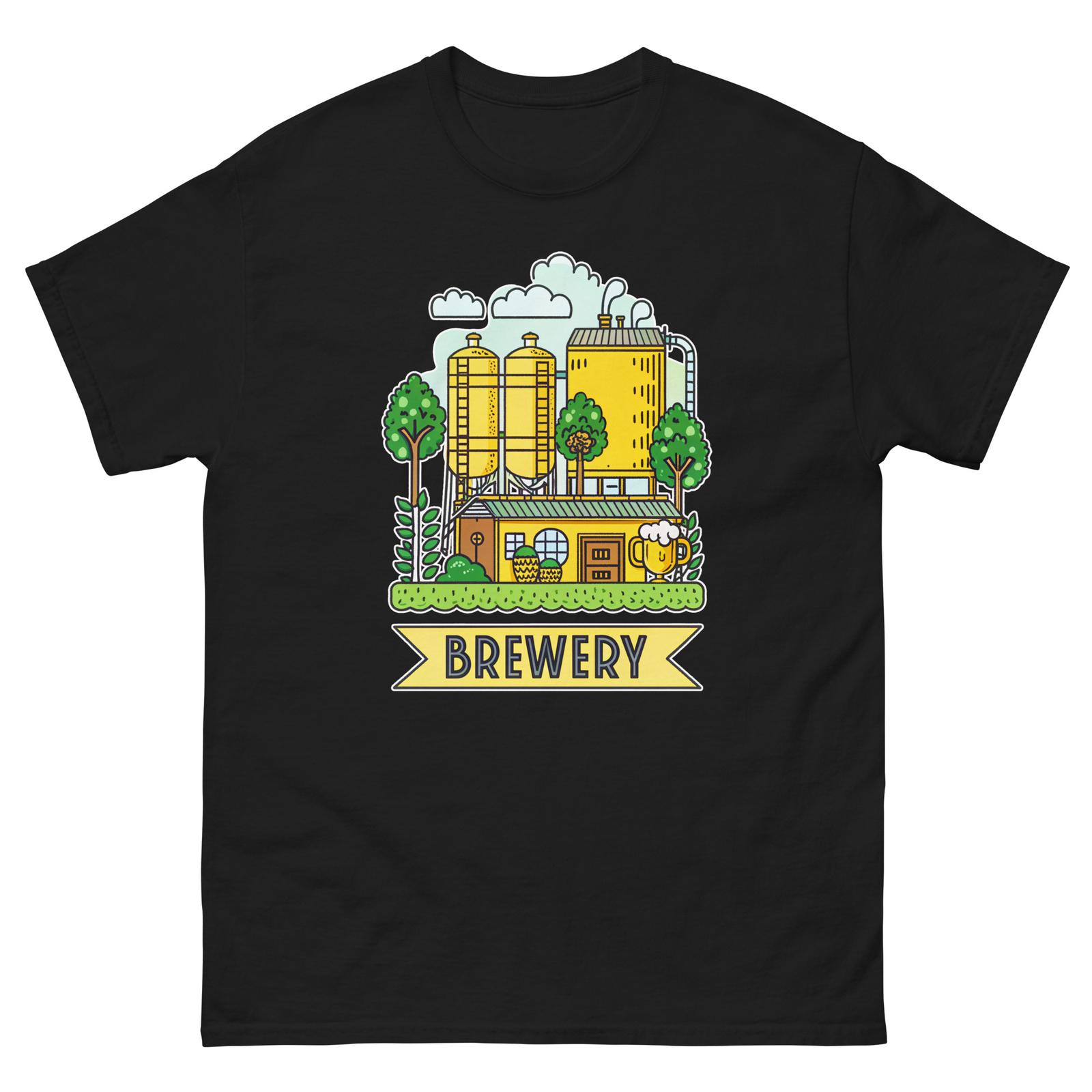 Brewery Everyday Location Building Place T-Shirt XXL