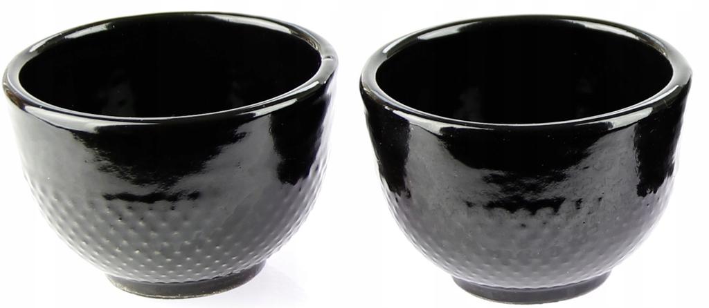 Enamelled Cast Iron Cups 2 Pcs. Cast Iron Tea Set