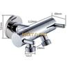 Torneira De Parede . T008 Brass Chrome Bibcock, Cold Tap, Washing Mashine Faucet, Toilet Bibcock,tap,garden Faucet