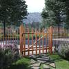 Vidaxl Wooden Gate, Hazel, Impregnated, 100X90 Cm