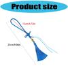Colorful Tassels Keychain Pendant Phone Strap Chinese Knot Design Stylish Accessory For Keys Backpacks or Phones