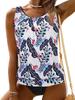 2023 Stylish High-End Off-Shoulder Tankini: Sexy, Backless, Solid Color Swimwear