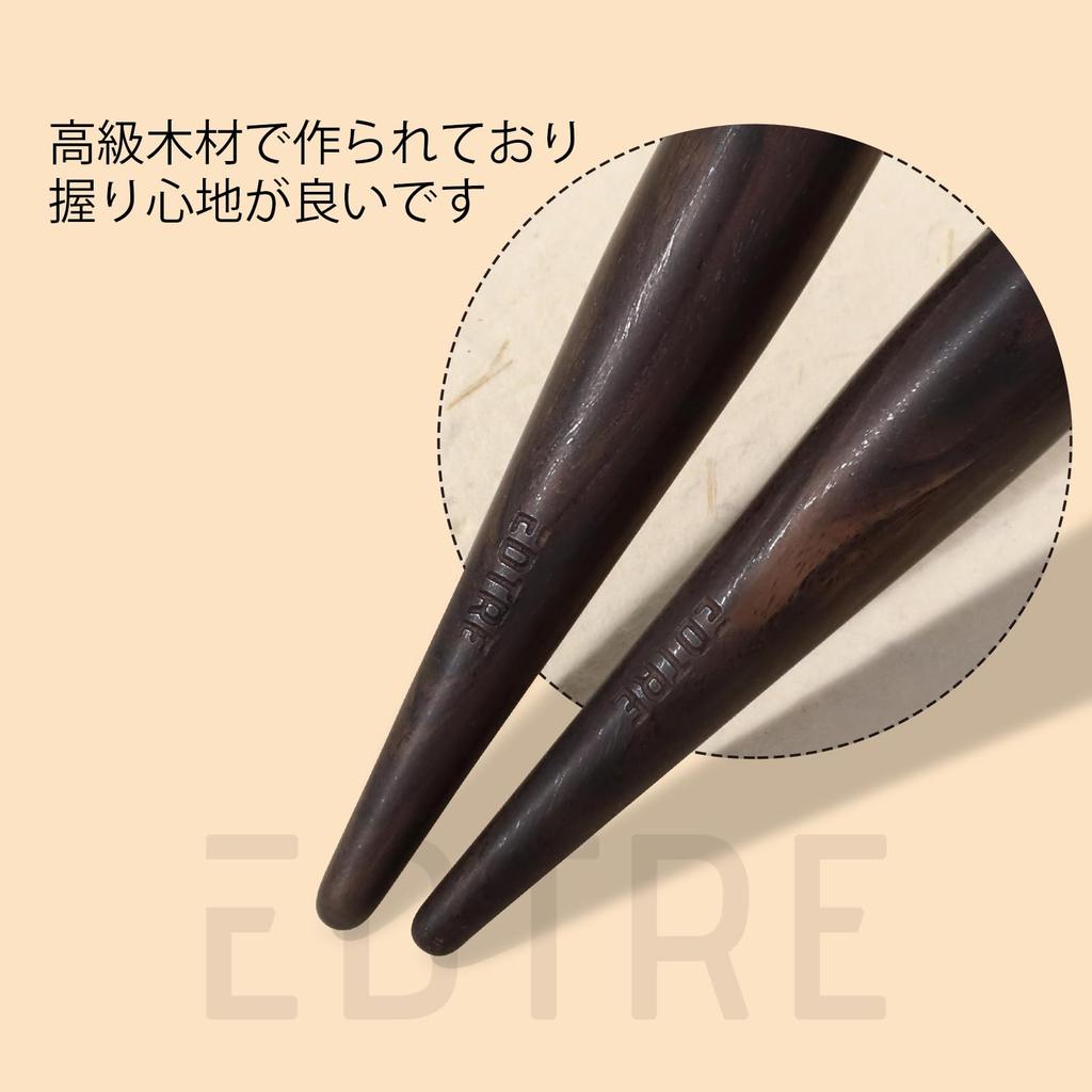EDTRE Ebony Powder Makeup Fiber Easy To Gentle Bristles Powder Brush, Brush, Bristles, Soft, Use, (Flat Brush)