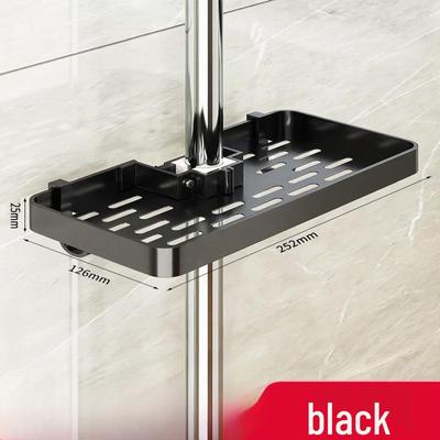 Wall-Mounted Bathroom Shower Organizer Shelf