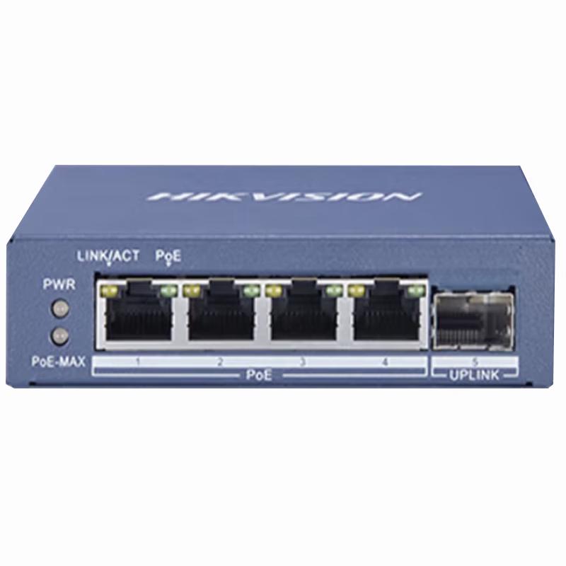 Hikvision Gigabit High-Power PoE Switch for Security Surveillance CN plug (adapter included)