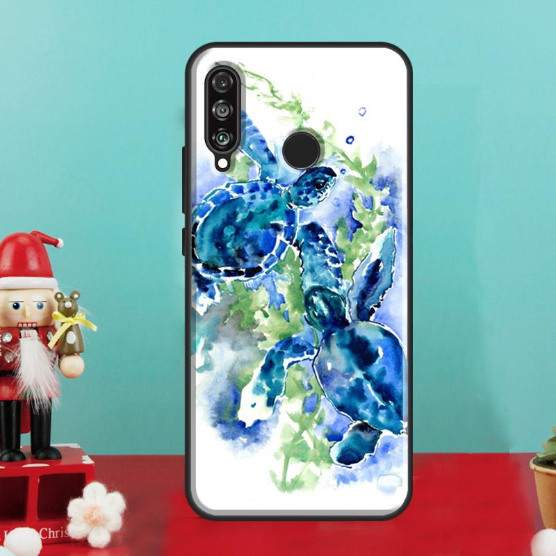 Cute Sea Turtle For Huawei Nova 5T 10 9 SE 12s 11i 12i Y91 Y90 Y60 Y70 Y72 Y61 P20 P30 P40 Lite P60 Pro Case