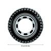 Inflatable Giant Tire Swim Ring Side Radial Pattern Inflatable Swimming Circle for Over 9 Years Old