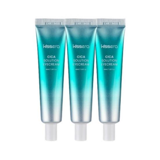 Kissera Solution Cica Eye Cream Soothing & Firming Eye Care 40ml x 3pcs