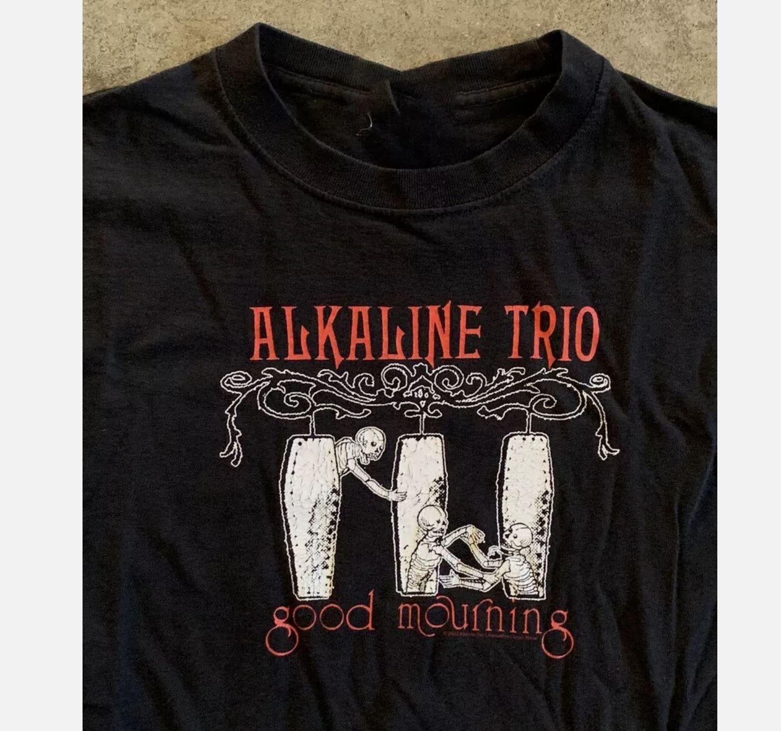 Alkaline Trio Good Mourning T-Shirt Cotton Unisex Short Sleeve S-5XL XL