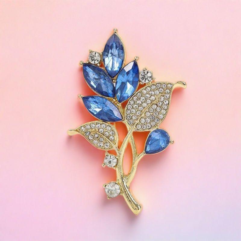 Magnolia Flower Brooch for Women One Size