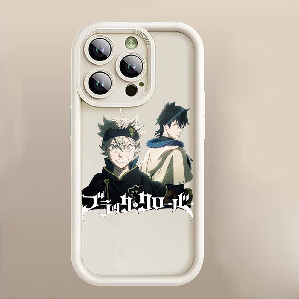 D-54 Black Clover  Case for iPhone 15 14 13 12 8 Plus Samsung S24 S23 Ultra A04S A05S Huawei P40 P50 P60 Nova 11 Pro Max OPPO A17K Reno 10