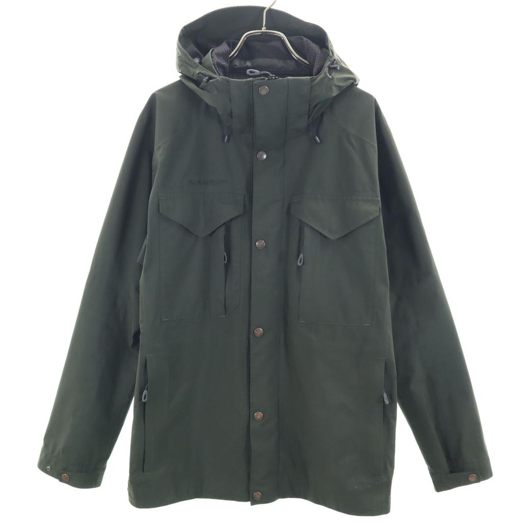 Mammut GORE-TEX Horizon Jacket M Khaki Hoodie Outdoor Men's Used