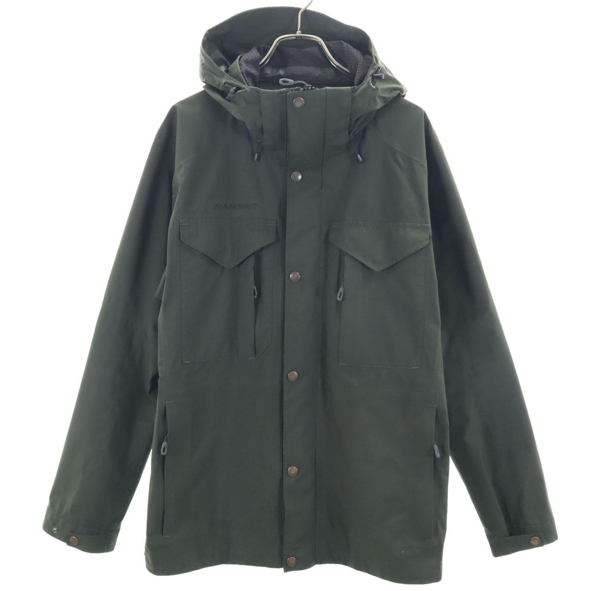 

Куртка Mammut GORE-TEX Horizon M хаки Худи Для улицы Мужская Б/у