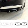For BMW 7 Series F01 2009-2014 Stainless Steel Car Tail Pipes Muffler Exhaust Pipe Output Cover Trim Sticker Car Accessories