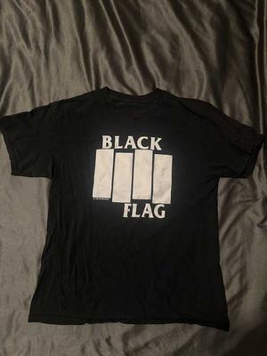 Black Flag Schwarz T-Shirt KURZÄRMELIG Geschenk Für Fan BL822