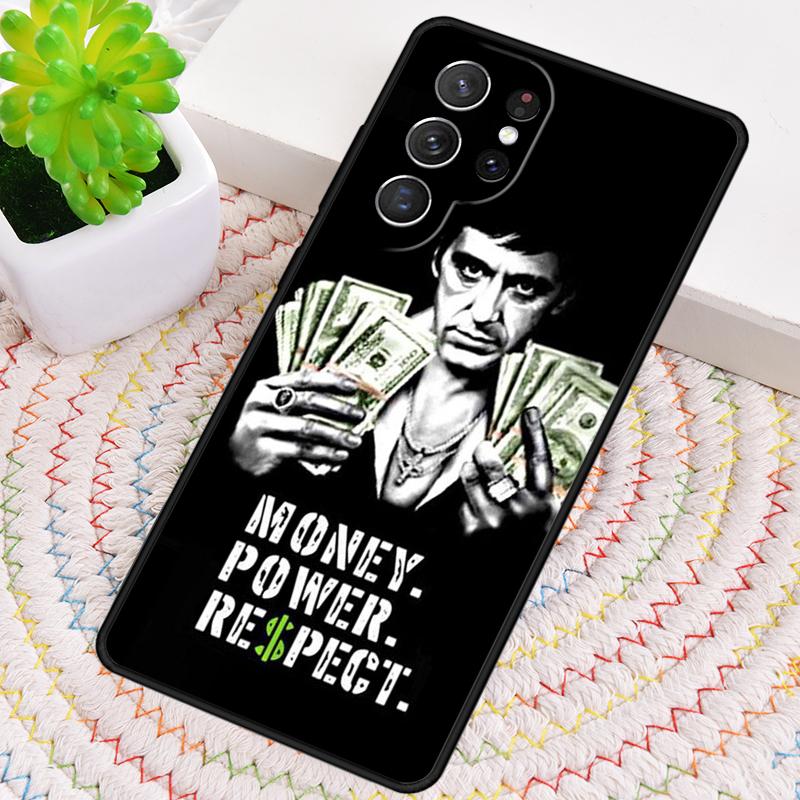 

Scarface Tony Montana TPU Phone Case For Samsung Galaxy note 10 pro S26 S25 S24 S23 S22 Ultra Plus S21 FE S20 Shockproof Cover Galaxy S24 FE