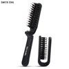 Bristle Hair Folding Comb Portable Anti-static Fluffy Bristle Comb Massage Comb Men's Ribs Comb