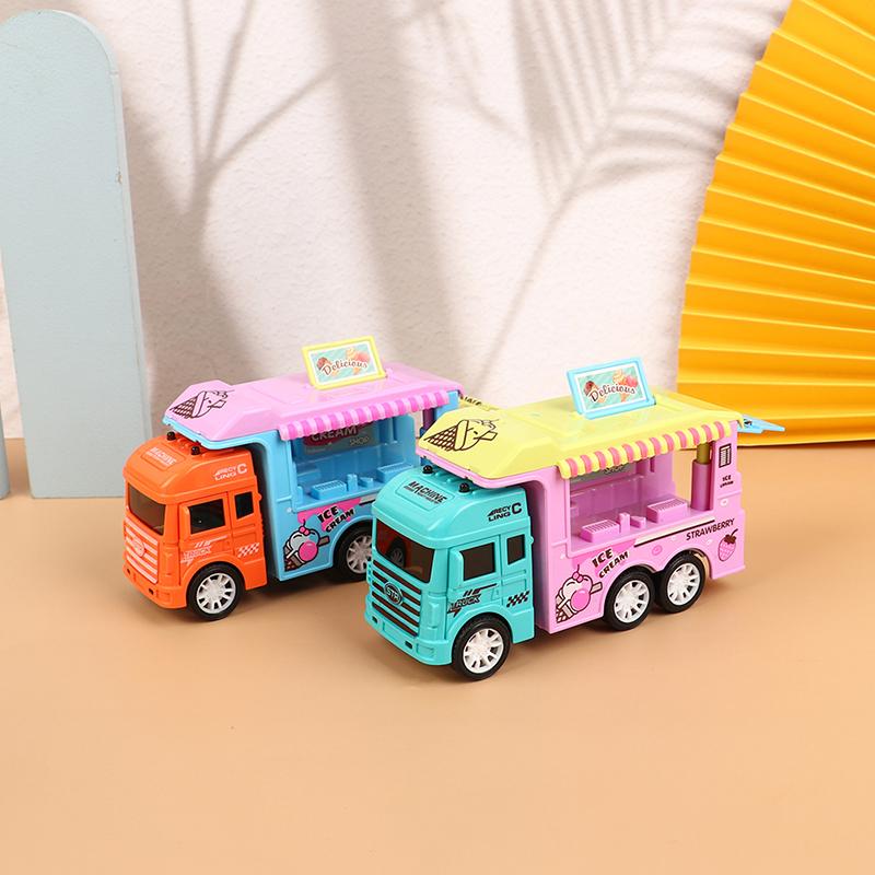 New Ice Cream Candy Car Modle Play Toys Candy Car Ice Cream Candy Cart House Brain Game Kids Toys Children'S Gift