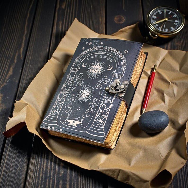 Doors of Durin Leather Journal: Tolkien Lord of the Rings Book