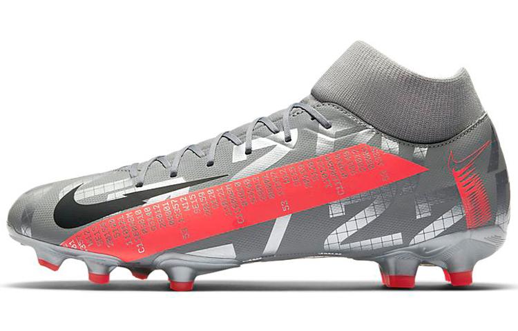 Nike Mercurial Superfly 7 Academy Mg Metallic Grey Crimson AT7946-906 44