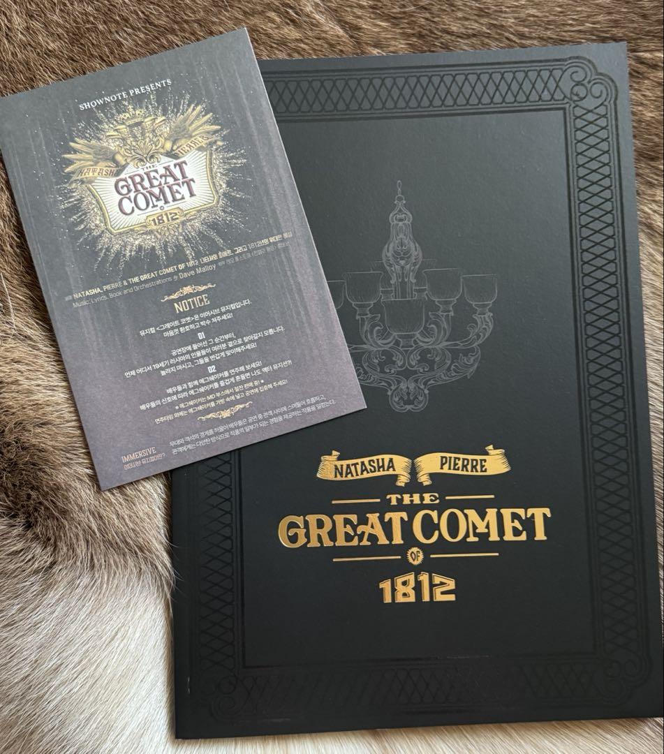 

[Б/У] Музыкальный Greco-Me Great Comet Программка-листовка