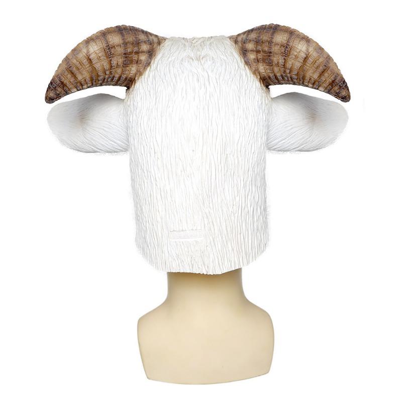 Realistic Goat Latex Mask Party Prop Funny Animal Costume Halloween Costume 1PCS