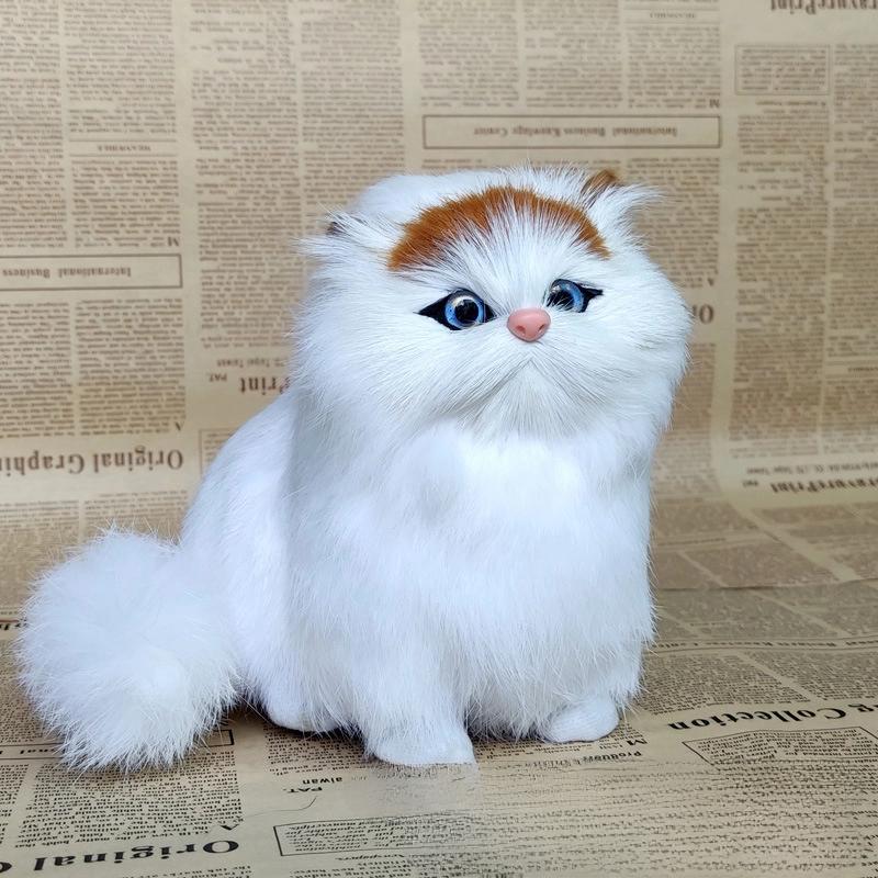 Cat Pet Simulated Plush Toy Role Play Room Decoration Birthday Collection Gift