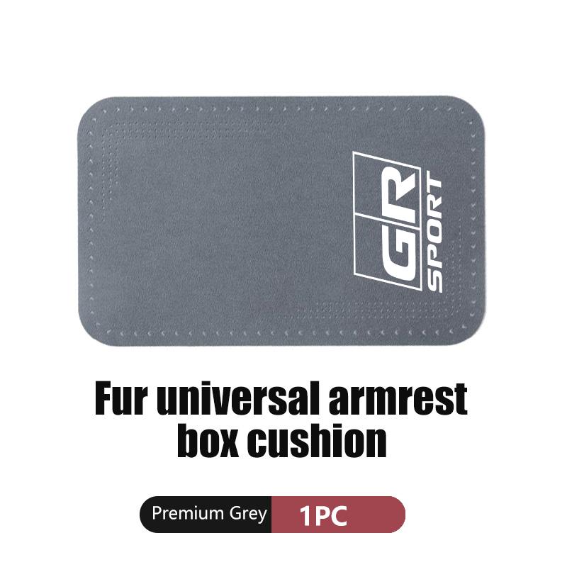 

For Toyota Suede Car Armrest Box Pad Organizer Box Mats Auto Accessories Crown Yaris Corolla Prius Auris CHR Avalon GR Camry