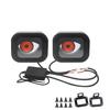 12-36V Motorcycle LED Dynamic Pupil Demon Eye Decorative Light With Remote Control 6 Modes Devil Eye Motorbike Retrofit Kits