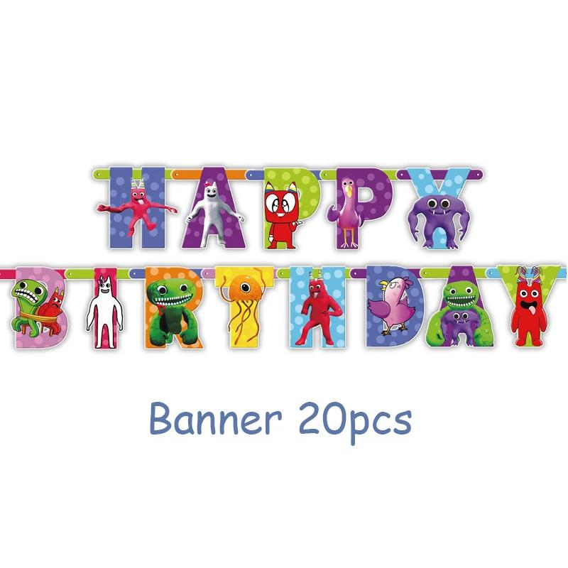 Garten Of Banban Birthday Balloons Party Supplies Gift Bags Plates Cutlery Decorations Child Birthday Party Favors Baby Shower