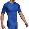 Adidas Logo Round Neck Short Sleeve T-Shirt Men Tops Blue CD7138
