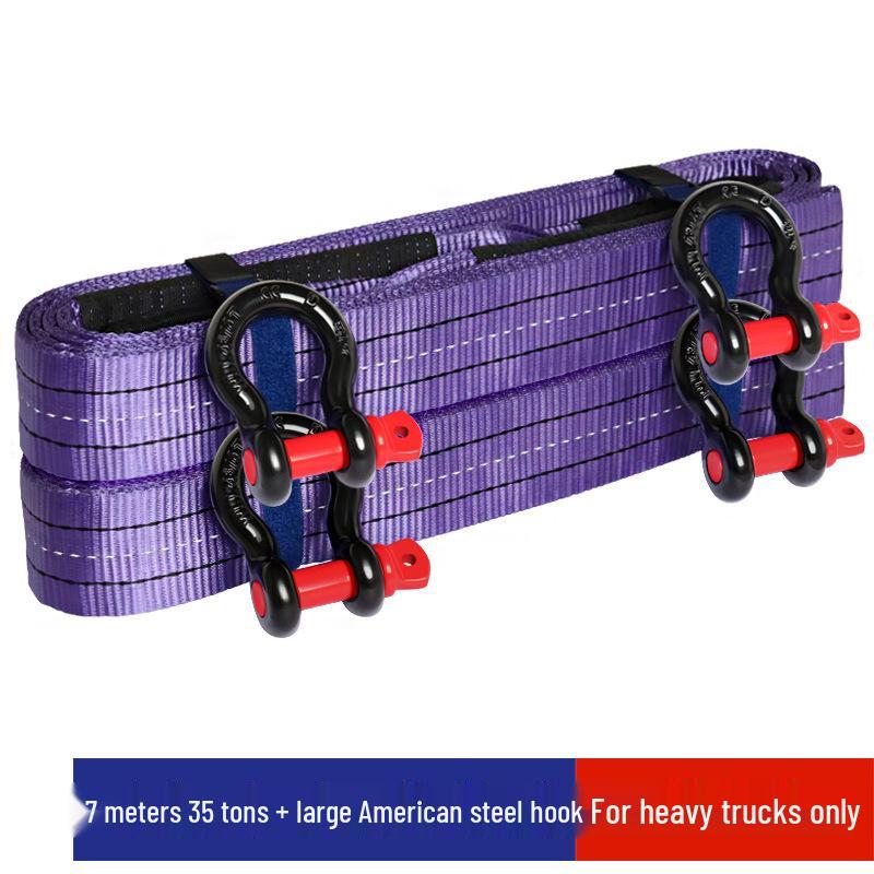Heavy-Duty Off-Road Vehicle Tow Rope for Car and Truck Rescue
