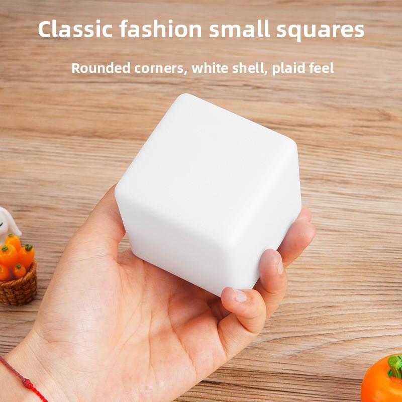Multi-scene Application RGB Waterproof Rechargeable Small Night Light, Creative Atmosphere Table Lamp LED Luminous Cube Light