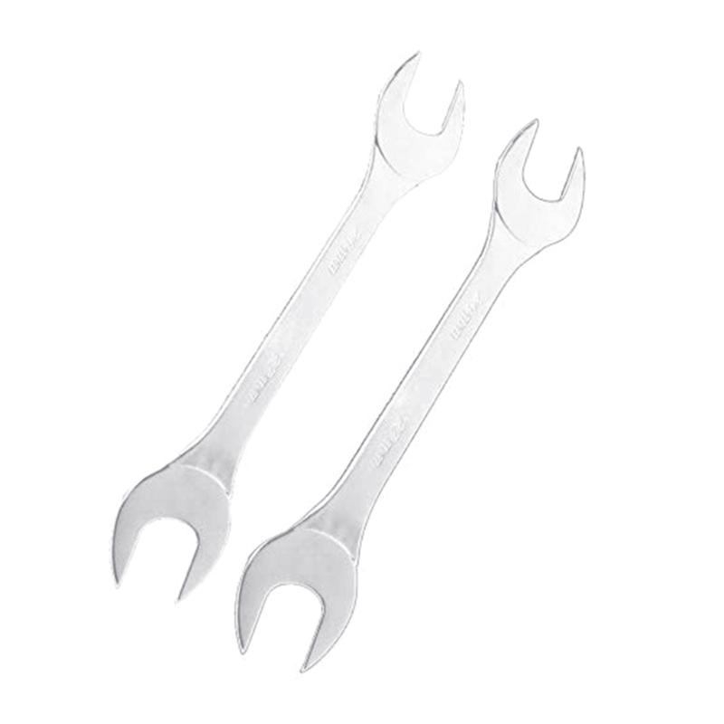 

2Pcs Double End Spanner Tool Ultra Thin Spanner Open Ended Flat Spanner Metric Wrench for Under Limited Space Conditions 1
