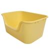 Large Cat Litter Box High Sides Anti Splashing Easy To Clean Simple Look Open Cat Litter Box for