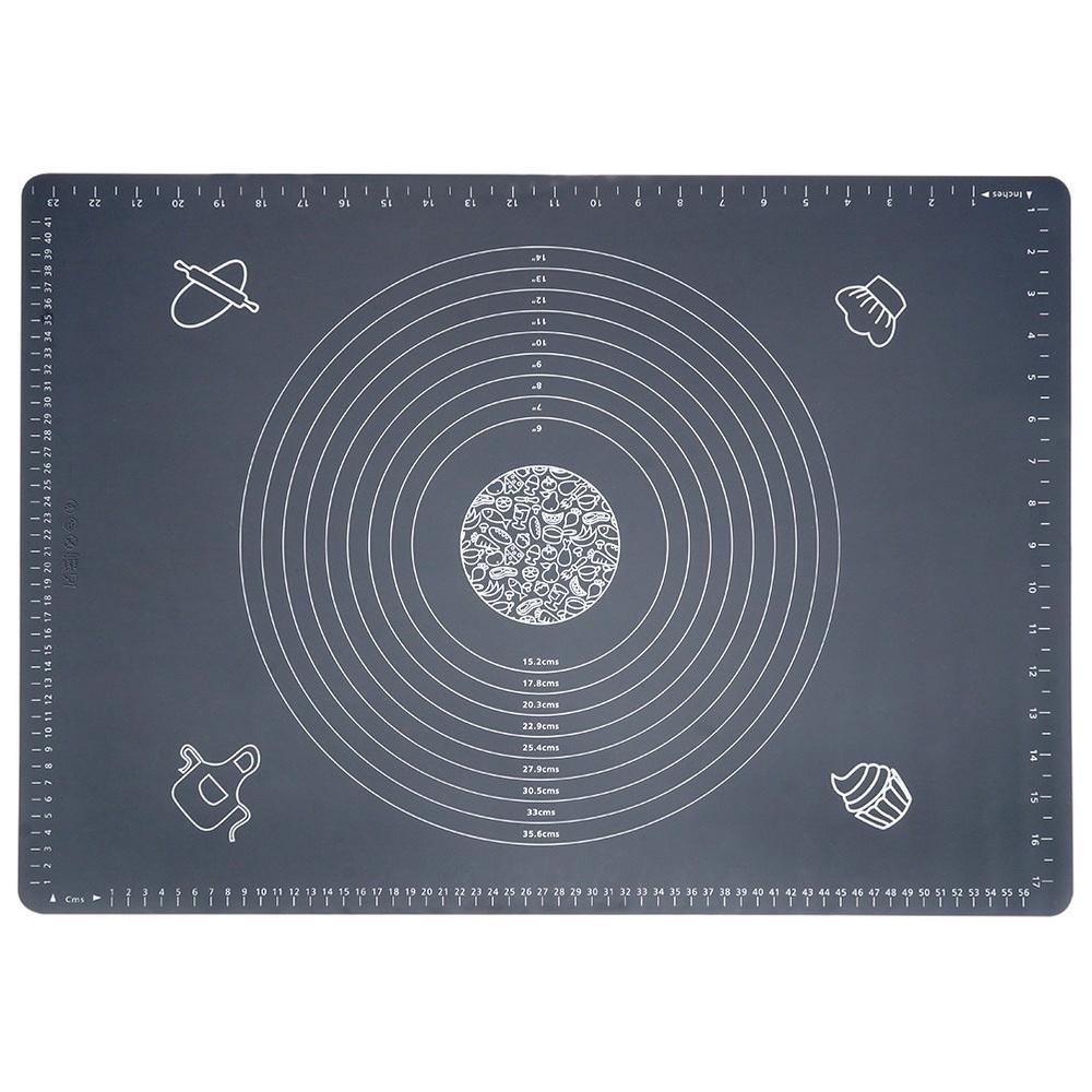 Large Silicone Dough Board, Kitchen Mat, Baking, Rolling, 64 cm