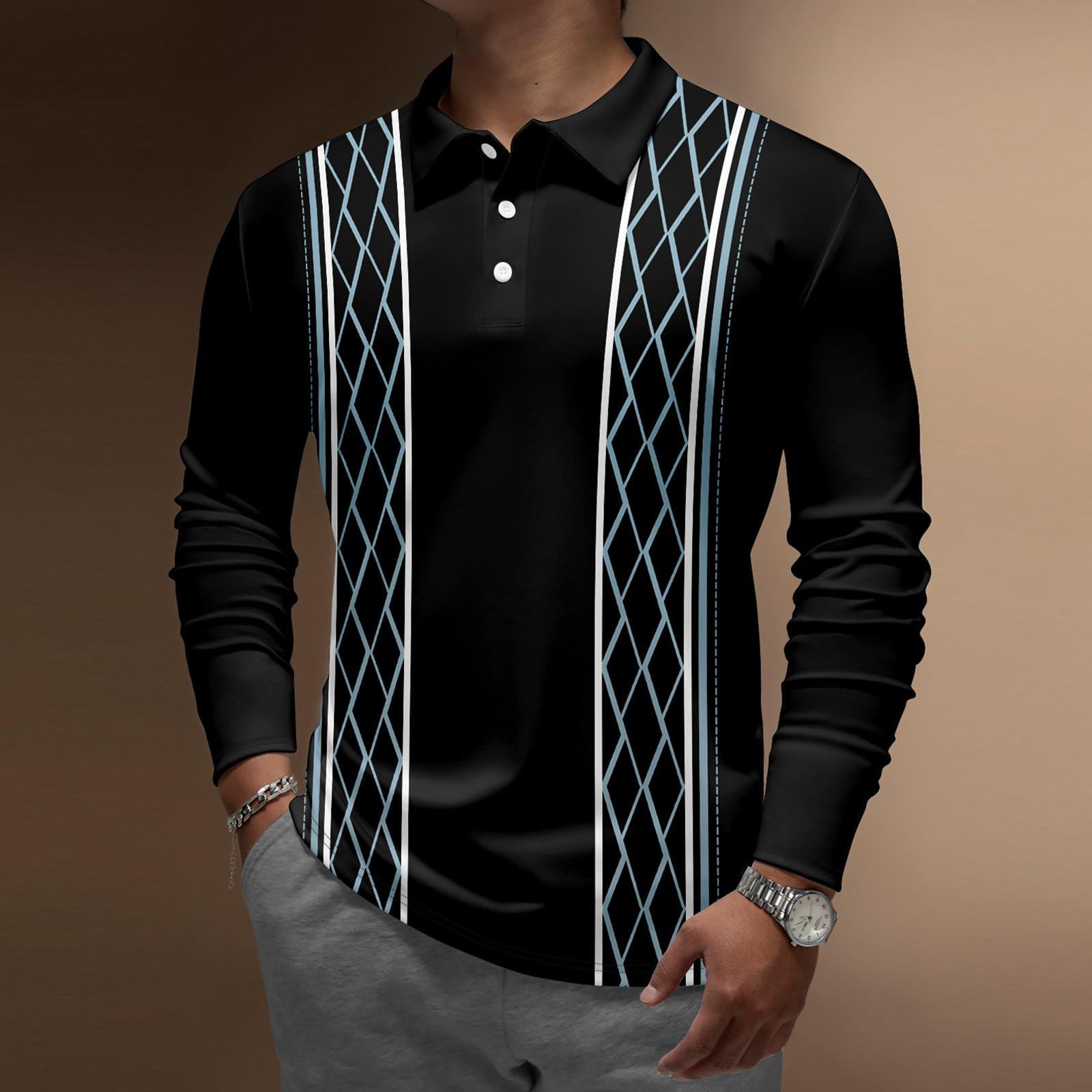 

Мужская повседневная свободная спортивная рубашка с лацканами и длинным рукавом с принтом XXXXL оранжевый