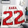 1pc AC Milan Print Flannel Blanket, High quality Comfortable for All Seasons, Home Decor, Warmth and Comfort, Perfect for Christmas Gifts06